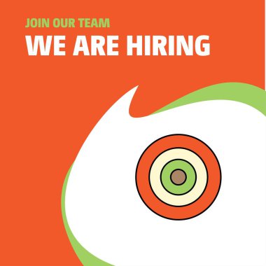 Bize katıl. Busienss şirket Dart oyunu biz çoğu işe Poster belirtme çizgisi tasarım. Vektör arka plan