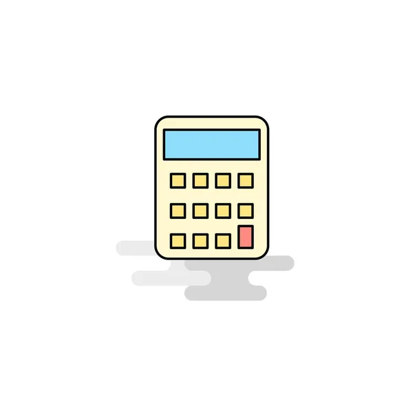Flat Calculator Icon Vector — Stock Vector
