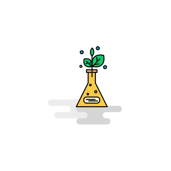 Planta Plana Icono Vector — Vector de stock