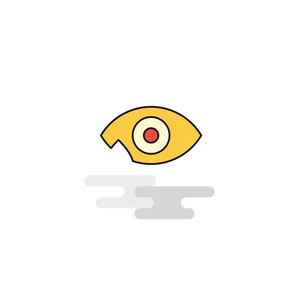 Flat Eye Icon Vector — Stock Vector