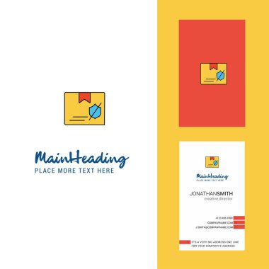 Polis kimliği yaratıcı Logo ve kartvizit. dikey tasarlamak vektör