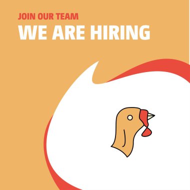 Bize katıl. Busienss şirket Türkiye Poster belirtme çizgisi tasarım işe vardır. Vektör arka plan