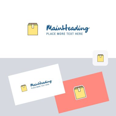 Kartvizit şablonuyla veritabanı vektör logo. Zarif kurumsal kimlik. -Vektör