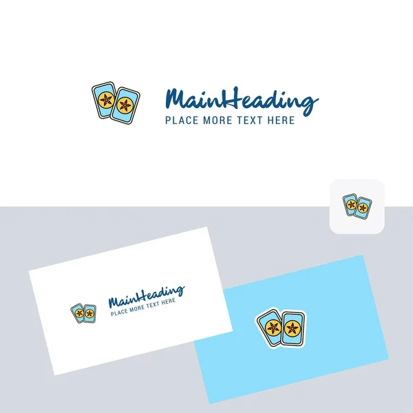 Αποκριάτικες Κάρτες Διανυσματικά Λογότυπα Πρότυπο Επαγγελματικής Κάρτας Κομψή Εταιρική Ταυτότητα — Διανυσματικό Αρχείο
