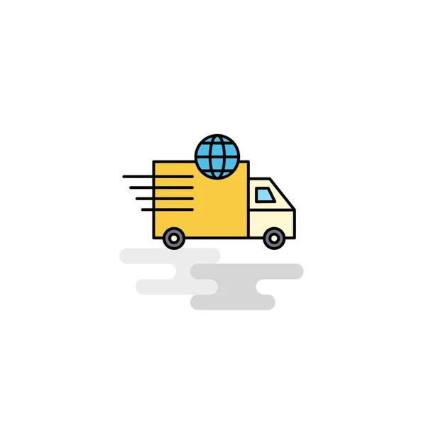 Flat Transport Icon Vector — Stock Vector