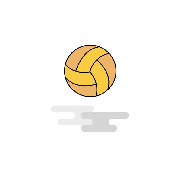 Плоская Баскетбольная Икона Вектор — стоковый вектор