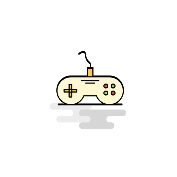 Flache Spiel Controller Symbol Vektor — Stockvektor