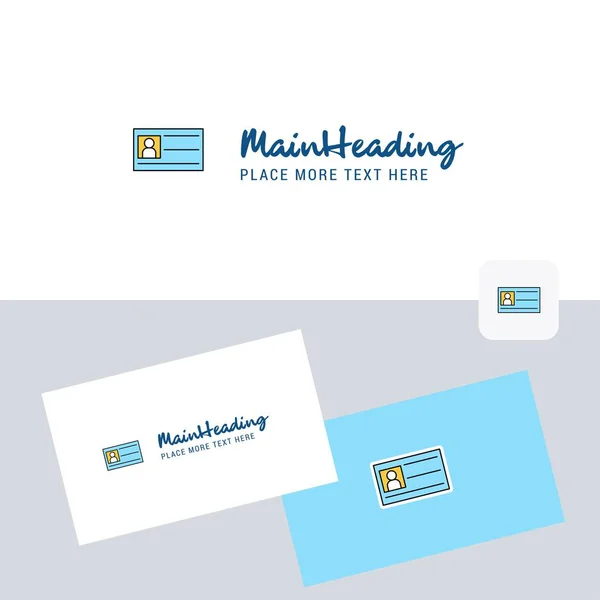 Card Vector Logotype Business Card Template Elegant Corporate Identity Vector — Stock Vector