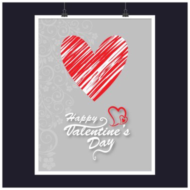 Sevgililer günü tatil tebrik kartı