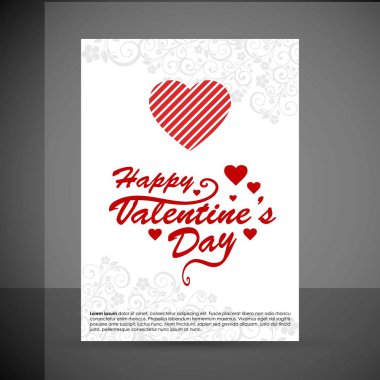 Sevgililer günü tatil tebrik kartı