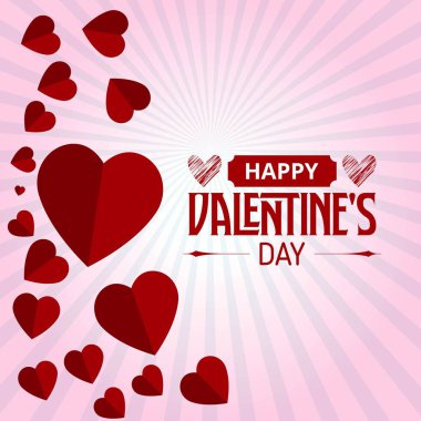 Sevgililer günü tatil tebrik kartı