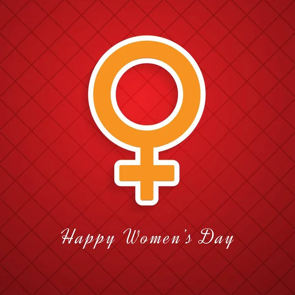 8 March logo vector design with international women's day backgr — Stock Vector