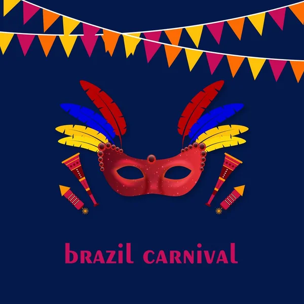 Carnaval conjunto de carteles festivos. Fuegos artificiales de confeti brillantes, Festiva — Vector de stock