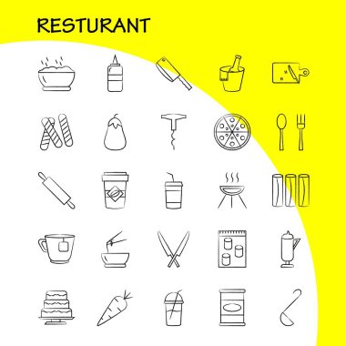 Elle çizilmiş simgeler seyahat ayarlamak için Infographics, mobil Ux/UI Kit ve baskı tasarımı. Şunları içerir: Ateş, alev, kimya, laboratuvar, harita, harita navigasyon, Eps 10 - vektör harita