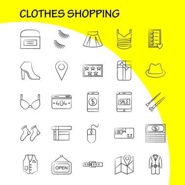 İç tasarım el çekilmiş Icons Set için Infographics, mobil Ux/UI Kit ve baskı tasarımı. Şunları içerir: Kova, su kovası, küvet, tuvalet, Fan, elektronik, elektrik Eps 10 - vektör