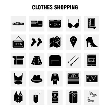 İç tasarım sağlam glif Icons Set için Infographics, mobil Ux/UI Kit ve baskı tasarımı. Şunları içerir: Kova, su kovası, küvet, tuvalet, Fan, elektronik, elektrik Eps 10 - vektör