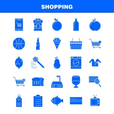Web, baskı ve mobil Ux/UI için sağlam karakter simgesi alışveriş Kit. Gibi: sepeti, satın almak, eklemek Trolley sepeti, Trolley, satın almak, Kaldır, piktogram paketi. -Vektör