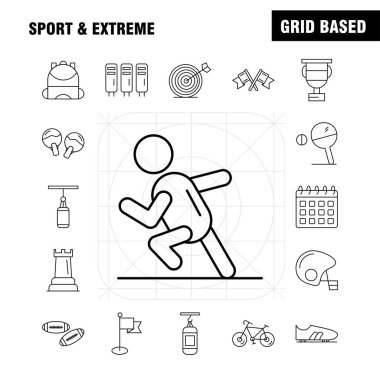 Sport And Extreme Line Icons Set For Infographics, Mobile UX/UI Kit And Print Design. Include: Calendar, Day, Time, Date, Time, Clock, Watch, Timer, Icon Set - Vector vector Sport And Extreme Line Icons Set For Infographics, Mobile UX/UI Kit And Print Design. Include: Calendar, Day, Time, Date, Time, Clock, Watch, Timer, Icon Set - Vector vector