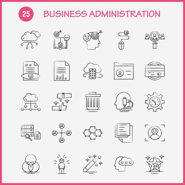 İşletme el çekilmiş Icons Set için Infographics, mobil Ux/UI Kit ve baskı tasarımı. Şunları içerir: Grafik, grafik, pasta grafik, belge, çekiç, adalet, avukat, koleksiyon Modern Infographic Logo ve piktogram. -Vektör
