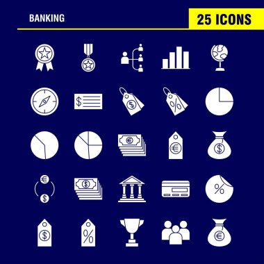 Web, baskı ve mobil Ux/UI için sağlam karakter simgesi bankacılık Kit. Gibi: başarı, Ödülü, ilk, madalya, ödül, başarı, Ödülü, ilk, piktogram paketi. -Vektör