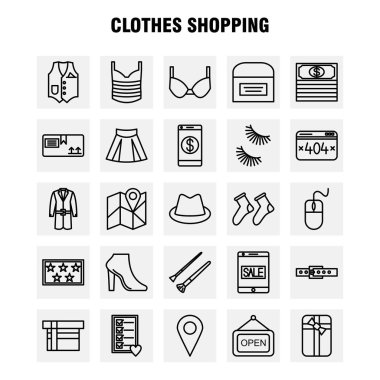 İç tasarım hat simgelerini belirlemek için Infographics, mobil Ux/UI Kit ve baskı tasarımı. Şunları içerir: Kova, su kovası, küvet, tuvalet, Fan, elektronik, elektrik Eps 10 - vektör