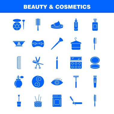 Web, baskı ve cep için güzellik ve kozmetik sağlam karakter simgesi 