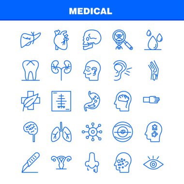İş hattı Icons Set için Infographics, mobil Ux/UI Kit ve baskı tasarımı. Şunları içerir: Avatar, sohbet, mesaj, konuşma, Laptop, pasta grafik, bilgisayar, koleksiyonu Modern Infographic Logo ve piktogram. -Vektör