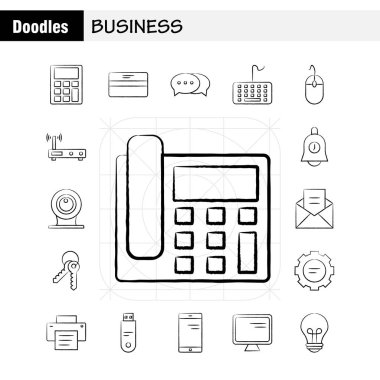 İş el çekilmiş Icon Web, baskı ve mobil Ux/UI için Kit. Gibi: Matematik, hesap makinesi, finans, matematik, Atm, kredi kartı, ilk piktogram paketi. -Vektör