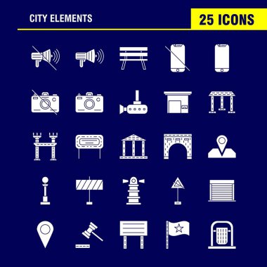 Eğlence katı glif Icons Set için Infographics, mobil Ux/UI Kit ve baskı tasarımı. İçerir: Dart oyunu, hedef, Dart, ok, Dart oyunu, hedef, Eps 10 - vektör