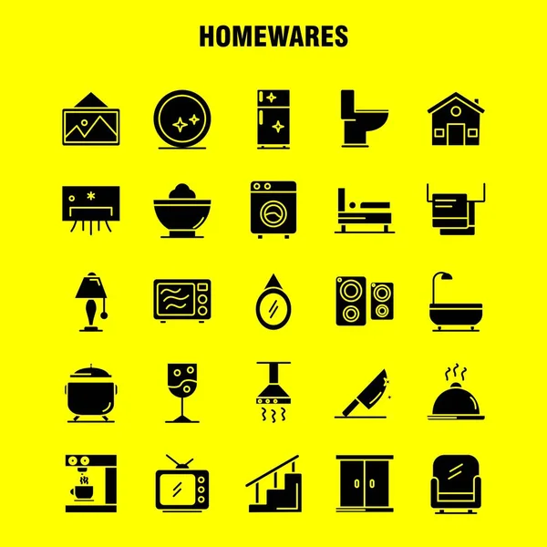 Inicio Artículos Conjunto de iconos de glifo sólido para infografías, UX móvil / UI — Archivo Imágenes Vectoriales