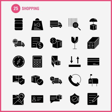 Web, baskı ve mobil Ux/UI için sağlam karakter simgesi alışveriş Kit. Gibi: şişe, sağlık, sevkiyat, teslimat, dünya, ulaşım, harita, teslimat, piktogram paketi. -Vektör