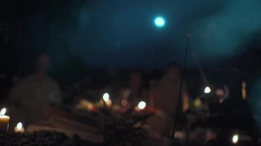 Hindistan 'da puja ya da yajna töreni ve Hindu geleneksel kutsal ritüeli