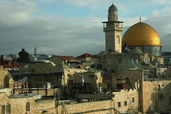 Mosque Dome Rock Jerusalem Shrine Muslim World Mosque Dome Rock — Stock Photo, Image