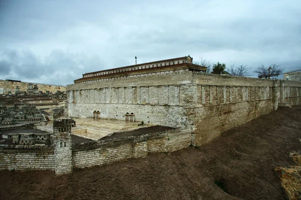 番目の寺院 エルサレム イスラエルのモデル — ストック写真