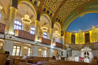 Moskova / Rusya Federasyonu-21 Haziran 2018: Moskova koro sinagog dua sonra boş.