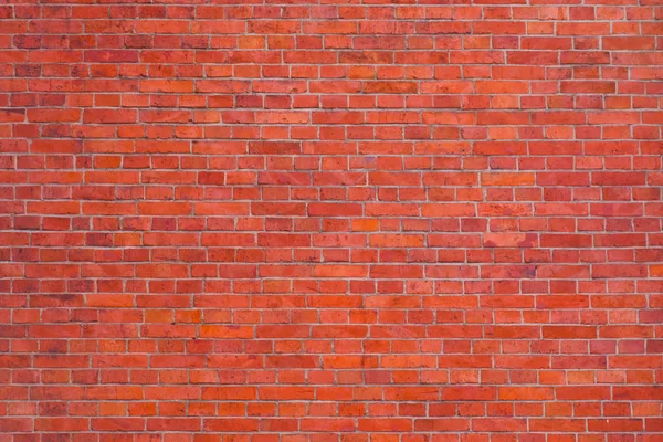 Rode Oude Bakstenen Verre Van Plan Muur — Stockfoto