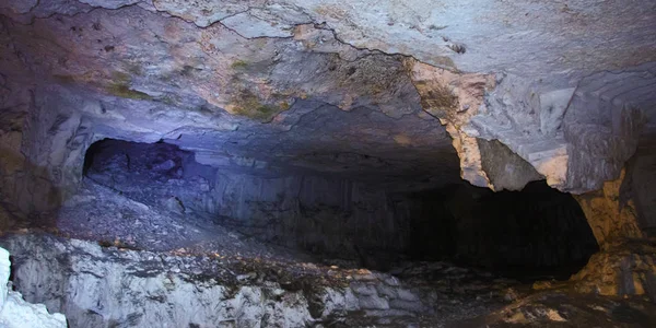 Таинственные Туннели Пещера Седекии Карьеры Царя Соломона Расположенные Храмовой Горой — стоковое фото