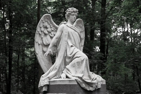 Άγγελος Λυπηρά Τάφος Του 19Ου Αιώνα Γερμανική Εισήγαγε Πόλη Της — Φωτογραφία Αρχείου