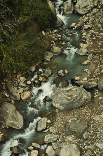 Río Montaña Trekking Campamento Base Annapurna Nepal — Foto de Stock