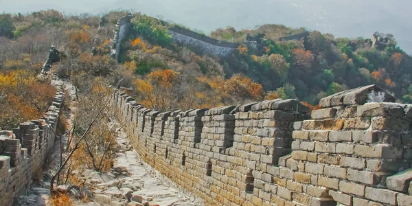 Abandoned Unreconciled Site Wallace Chinese Wall Plot Mutianiu Great Wall — Stock Photo, Image