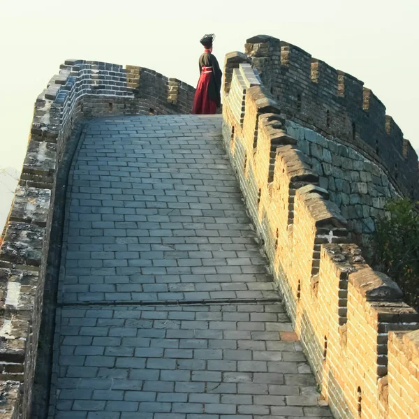 Büyük Duvardaki Antik Çin Mparatorluk Resmi — Stok fotoğraf