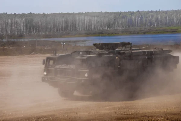 Военный Центр Алабино Московская Область Россия Августа 2018 Года Испытания — стоковое фото