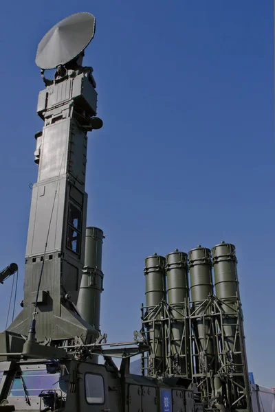 Katonai Központ Alabino Moscow Region Oroszország 2018 Augusztus Levegő Rakéták — Stock Fotó