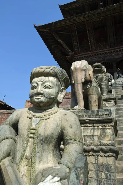 Kahraman Bhaktapur, Nepal: Nyatapole Tapınağı. Beş kat sayısı çatılı Tapınağı. Pagoda stil tapınak bulunan