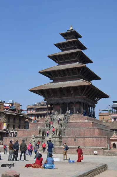 Храм Nyatapol Ancient Храм Вигляді Пагода Стародавнього Храму Вигляді Pagoda — стокове фото