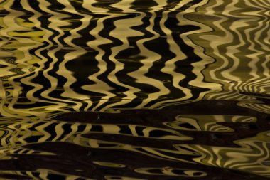 Çizgili vel dokusuna benzer oluşturan su dalgaları