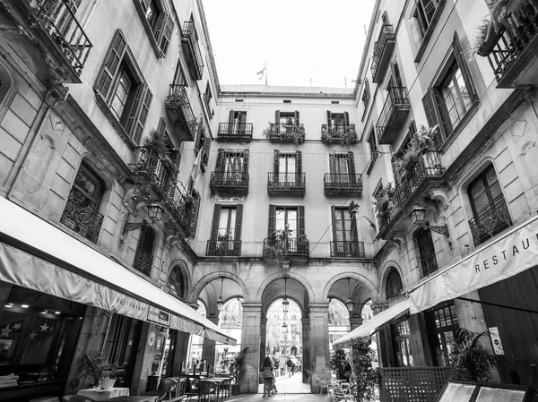 Barcelona Espanha Dezembro 2017 Vista Pequeno Passatge Madoz Coração Centro — Fotografia de Stock