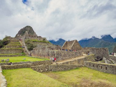 Machu Picchu kalesindeki inşaatlar