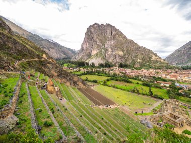 Ollantaytambo Tapınağı manzarası