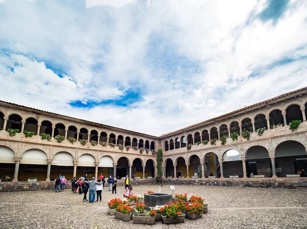 Cusco Peru Januar 2017 Blick Auf Den Hauptplatz Des Qorikancha — Stockfoto